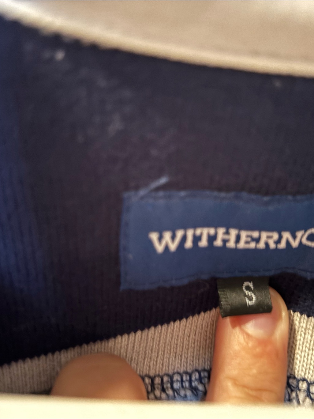 Withernot Rugby Shirt - Navy And Light Gray — image 2 of 3